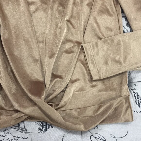 DKNY Gold Blouse - Picture 3 of 7